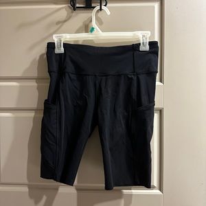 Lululemon Pocket Shorts - Black - Size 8 - Fast and Free Shorts 8” inseam